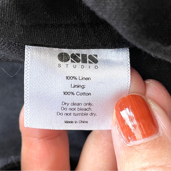 Revolve Osis Studio 100% Linen Lily Wide Leg Pants - Large - Picture 6 of 12